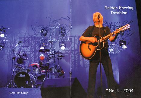 Golden Earring fanclub magazine 2004#4 back and front cover